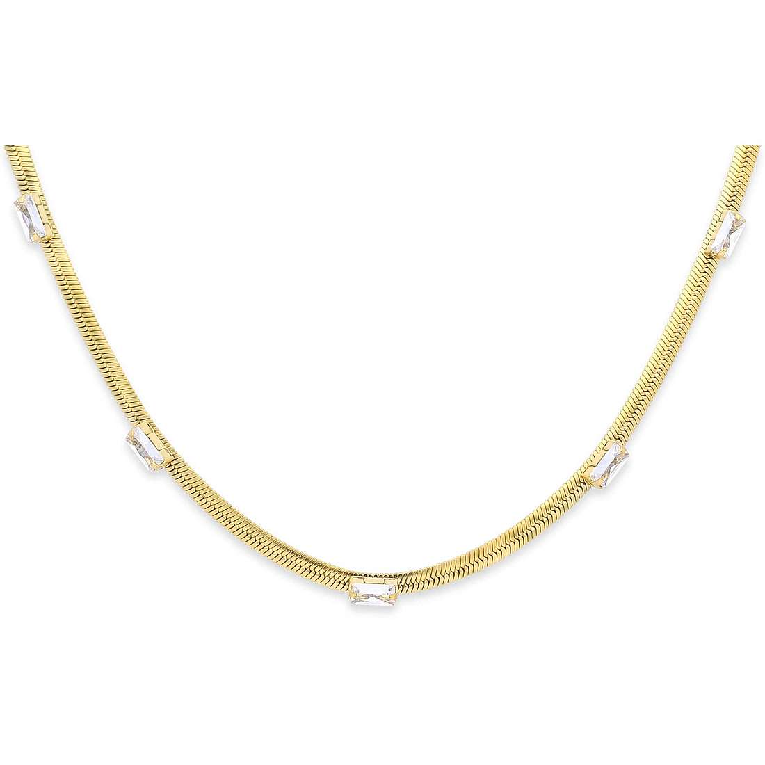 Muttertags-Set: Halskette und Ohrringe in Goldfarbe AC-C042GW