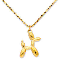Muttertags-Set: Halskette und Ohrringe in Goldfarbe AC-C046G