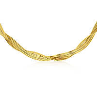 Muttertags-Set: Halskette und Ohrringe in Goldfarbe AC-C072G
