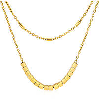 Muttertags-Set: Halskette und Ohrringe in Goldfarbe AC-C179G