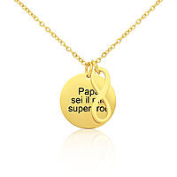 Personalisierbares Geschenk für Papa von MyCode in der Kategorie Halskette und mann MY02CG-PA