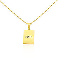 Personalisierbares Geschenk für Papa von MyCode in der Kategorie Halskette und mann MY04CG-PA