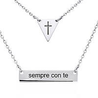 Personalisierte Halskette frau aus der Cerimonie GPSET33