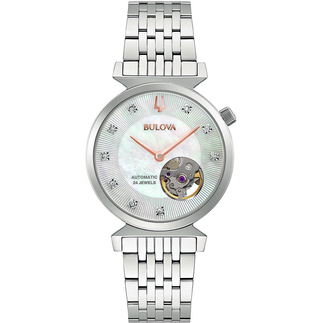 Quarzuhr Uhr von Bulova aus der frau Automatic Aerojet 96P222