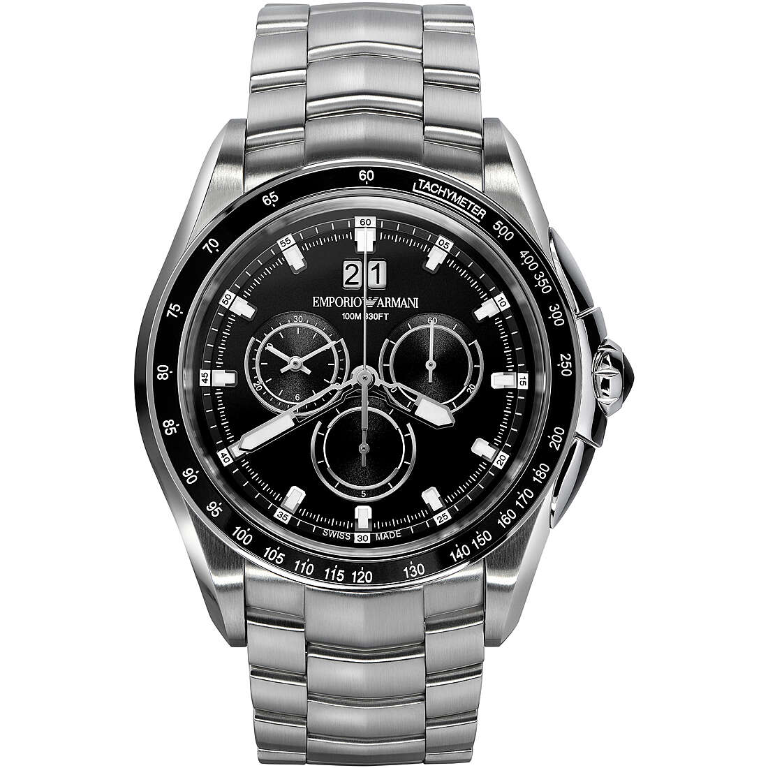 Uhr Chronograph mann Emporio Armani Swiss ARS9100