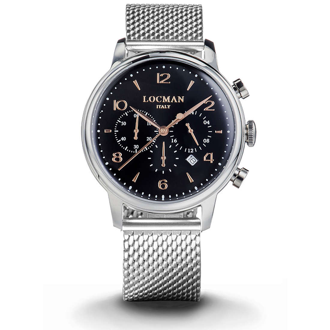 Uhr Chronograph mann Locman 1960 0254A01R-00BKRG2B0