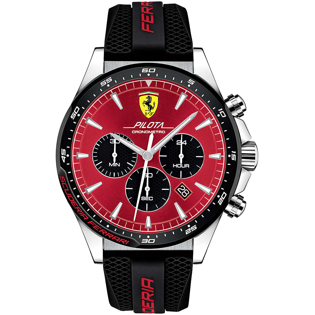 Uhr Chronograph mann Scuderia Ferrari Pilota FER0830595
