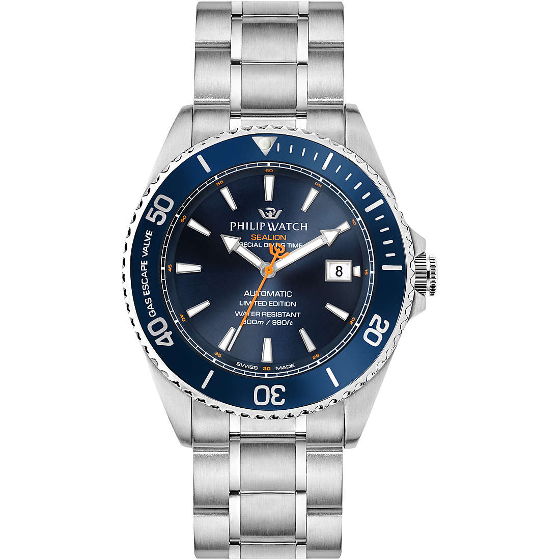 Uhr mechanishe mann Philip Watch Sealion R8223209001