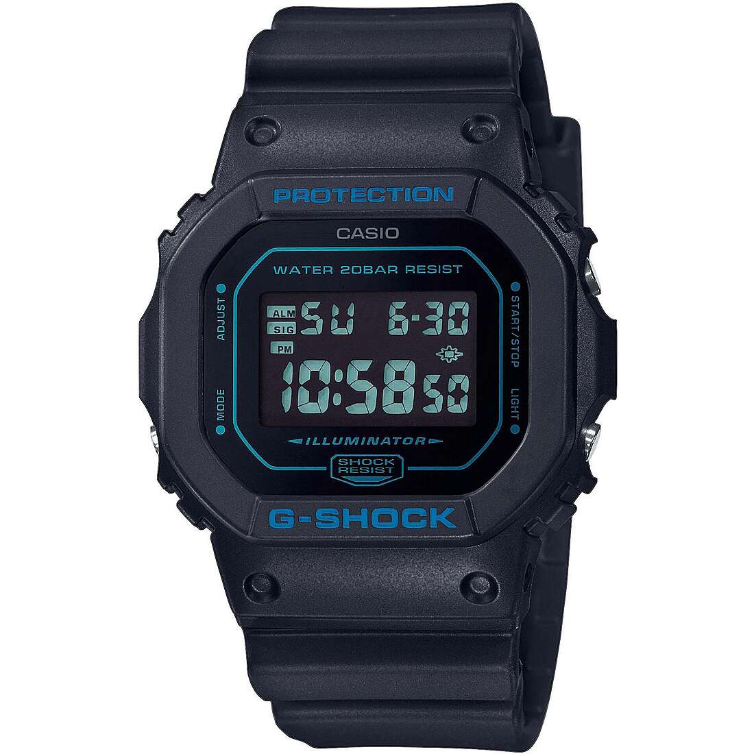 Uhr Multifunktions mann G-Shock 5600-FACE DW-5600BBM-1ER
