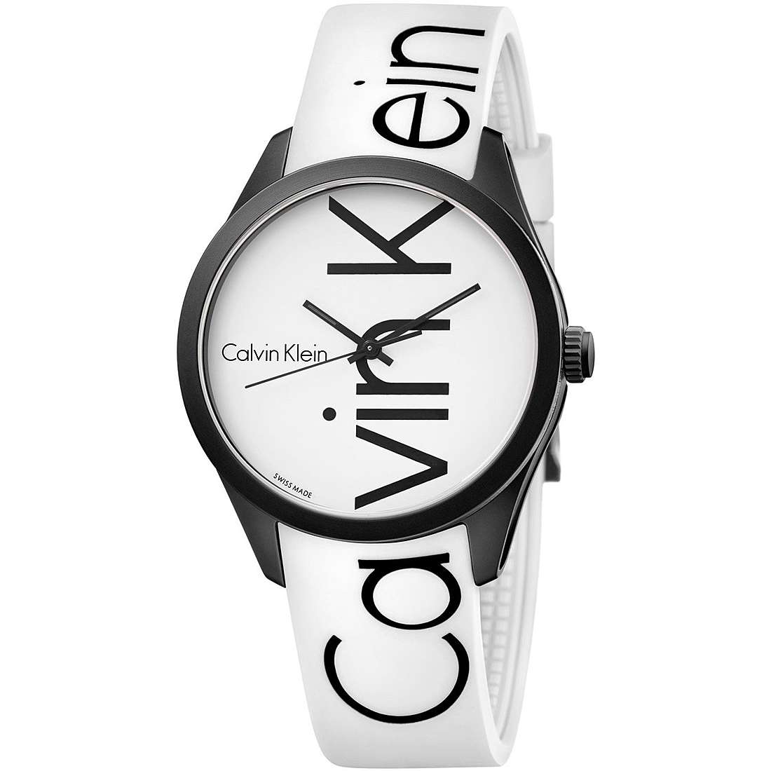 Uhr nur Zeit frau Calvin Klein Color K5E51TK2