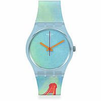 Uhr nur Zeit frau Swatch Centre Pompidou GZ357