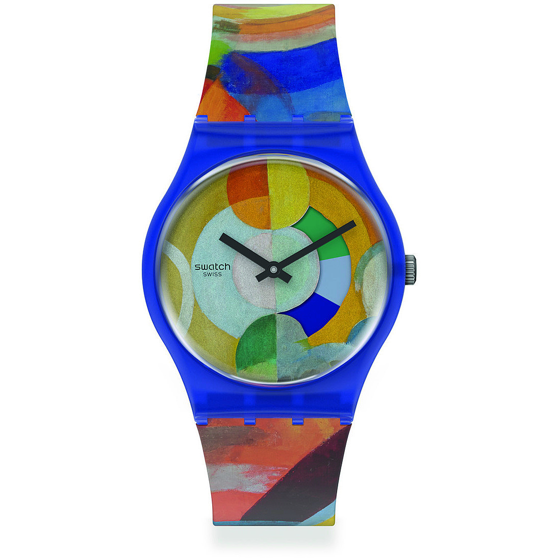 Uhr nur Zeit frau Swatch Centre Pompidou GZ712