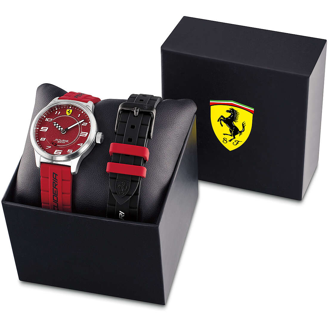 Uhr nur Zeit kind Scuderia Ferrari Pitlane FER0860016
