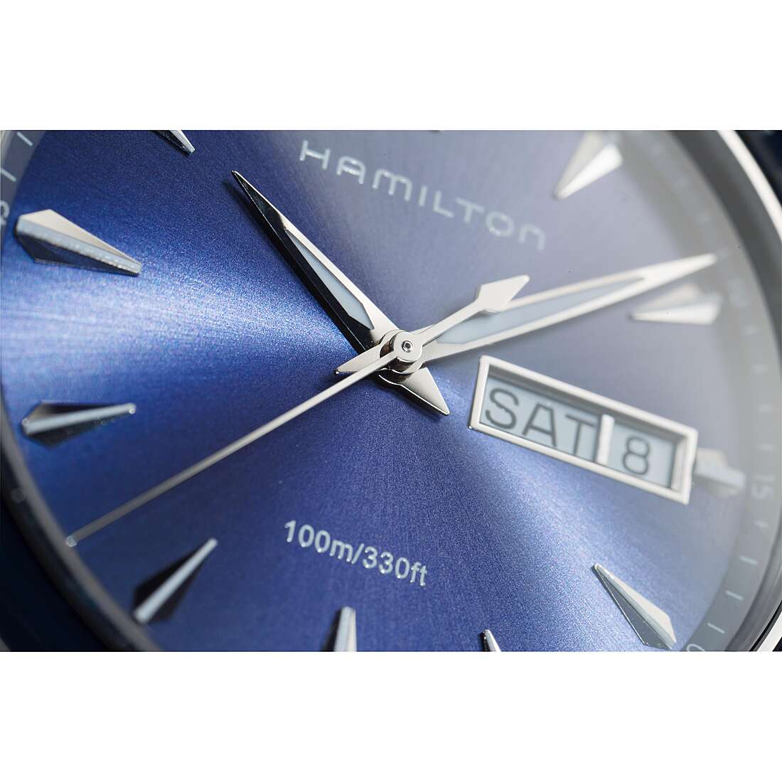 Uhr nur Zeit mann Hamilton Jazzmaster H37551141