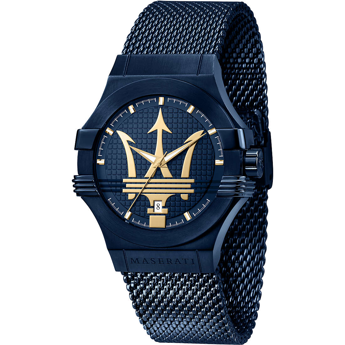 Uhr nur Zeit mann Maserati Blue Edition R8853108008