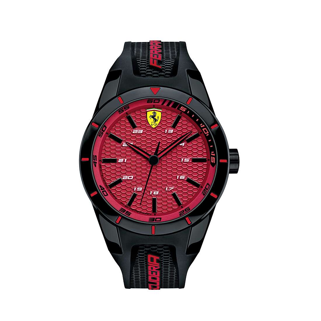 Uhr nur Zeit mann Scuderia Ferrari Red FER0830248