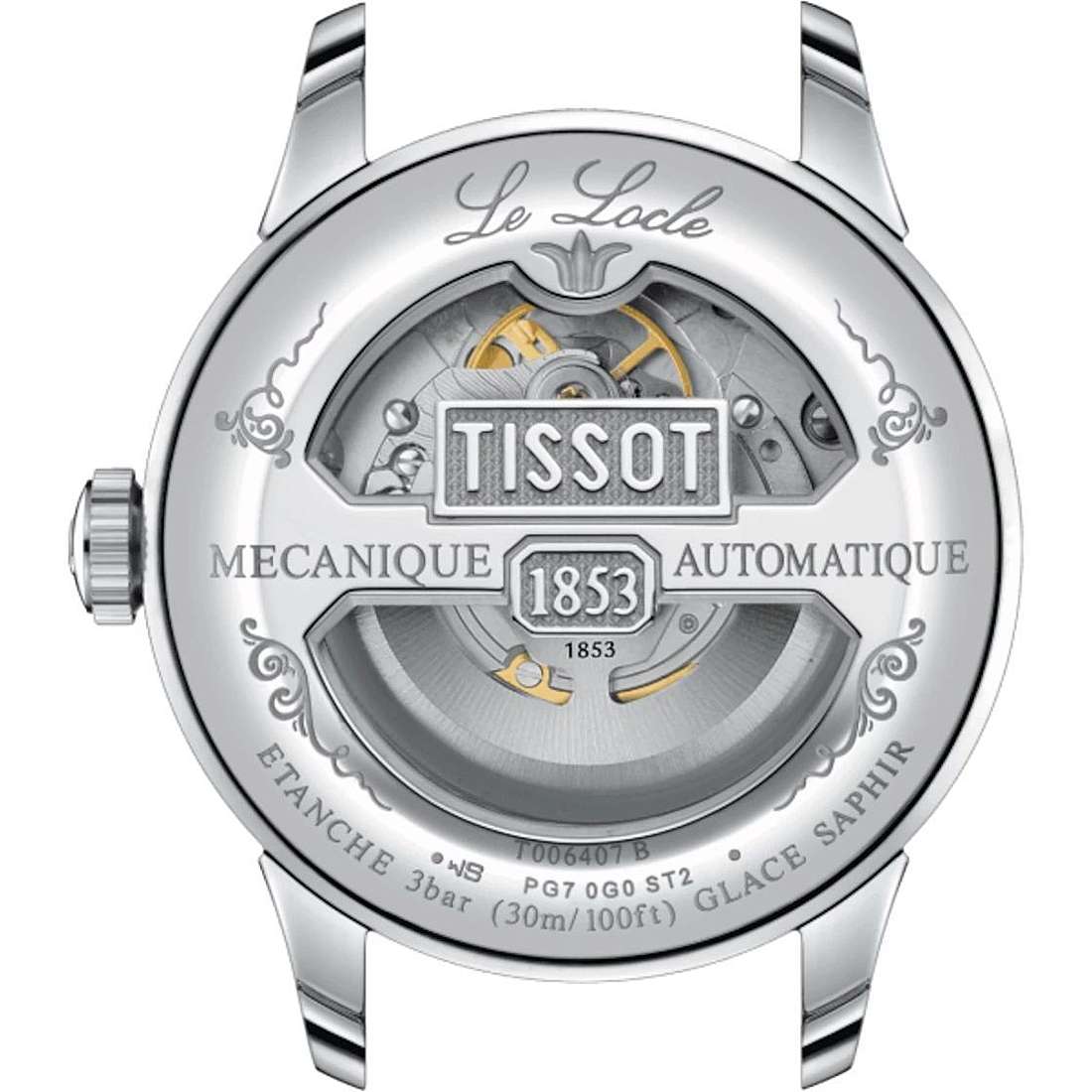 Uhr nur Zeit mann Tissot T-Classic Le Locle T0064071103302