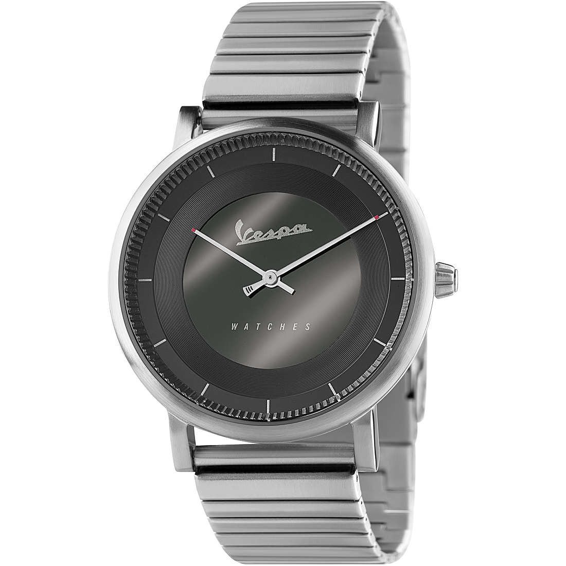 Uhr nur Zeit mann Vespa Watches Classy VA-CL01-SS-03BK-CM