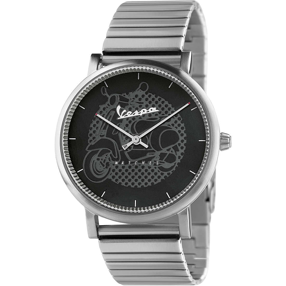 Uhr nur Zeit mann Vespa Watches Classy VA-CL01-SS-23BK-CM