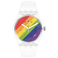Uhr nur Zeit unisex Swatch Pride SO29K701