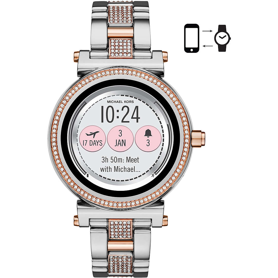 Uhr Smartwatch frau Michael Kors Sofie MKT5040