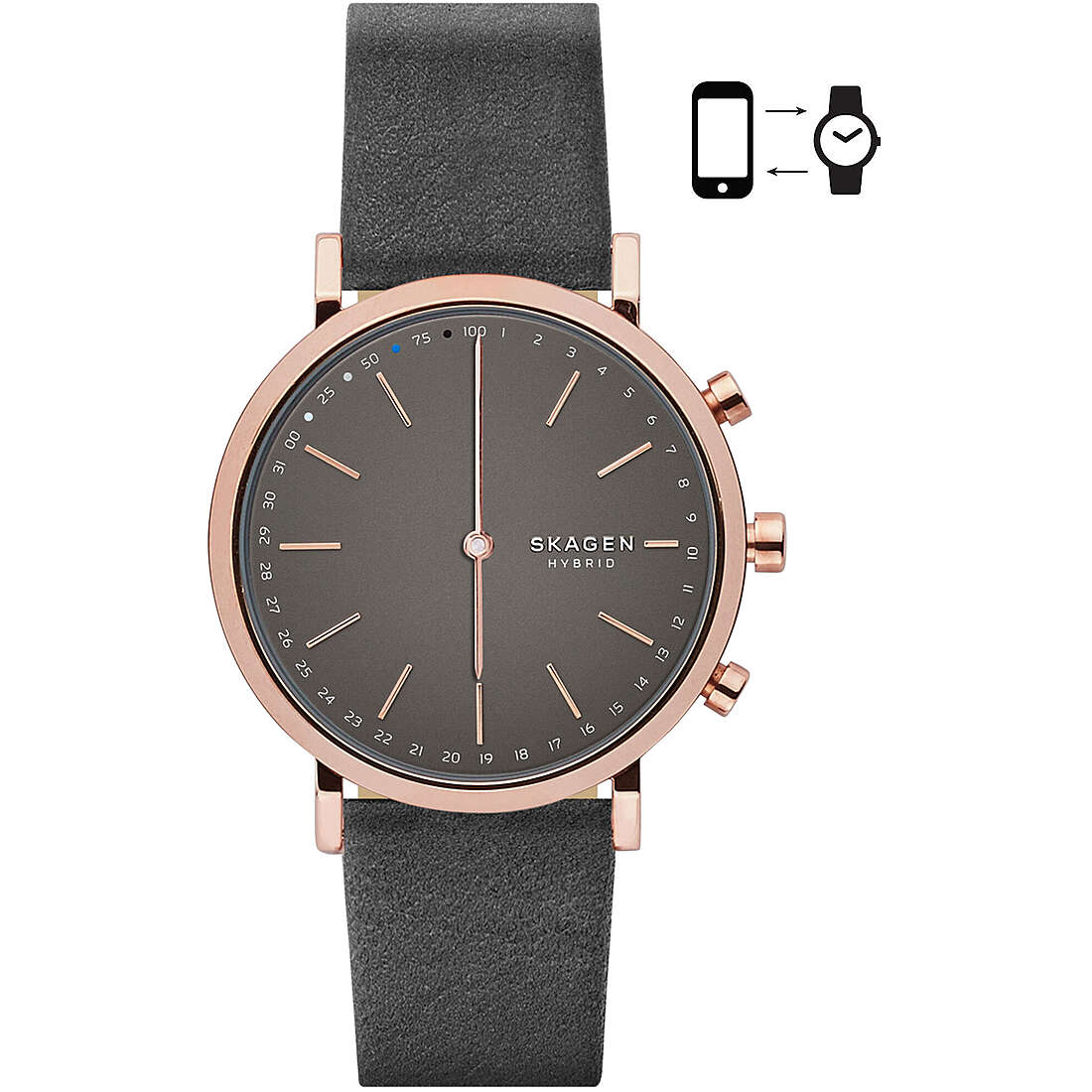 Uhr Smartwatch frau Skagen Hald Connected SKT1207