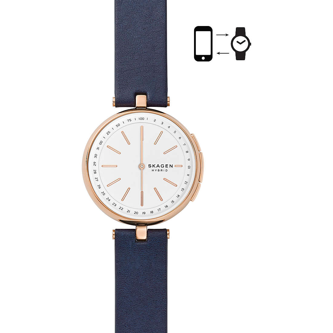 Uhr Smartwatch frau Skagen Signatur T-Bar Connected SKT1412