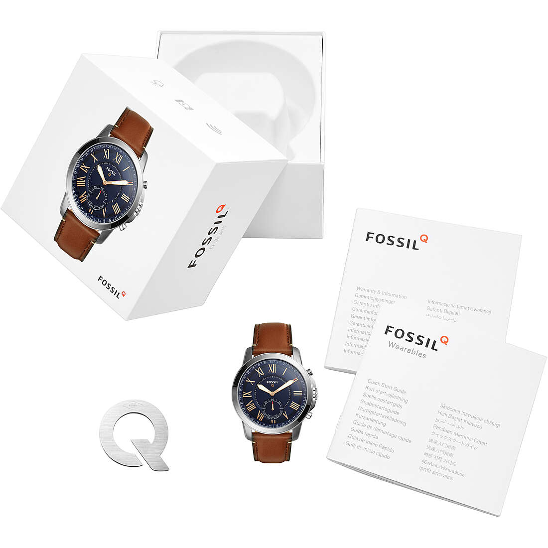 Uhr Smartwatch mann Fossil Q Grant 2.0 FTW1122