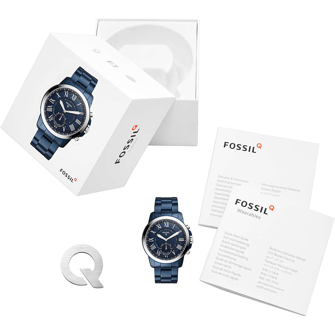 Uhr Smartwatch mann Fossil Q Grant 2.0 FTW1140