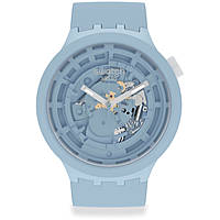 Uhr Swatch Bioceramic Blau Big Bold SB03N100