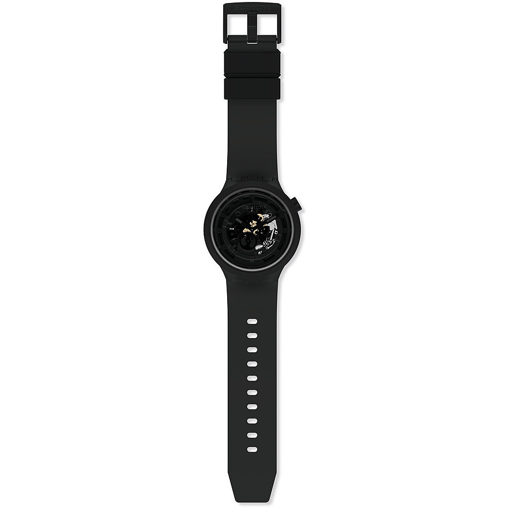 Uhr Swatch Bioceramic Schwarz Big Bold SB03B100