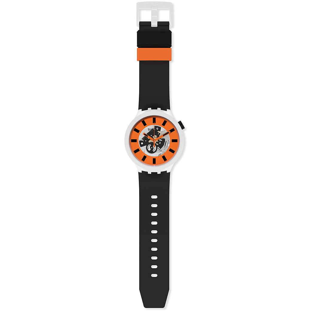 Uhr Swatch Bioceramic Schwarz Big Bold SB03M104