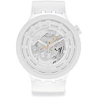 Uhr Swatch Bioceramic Weiß Big Bold SB03W100