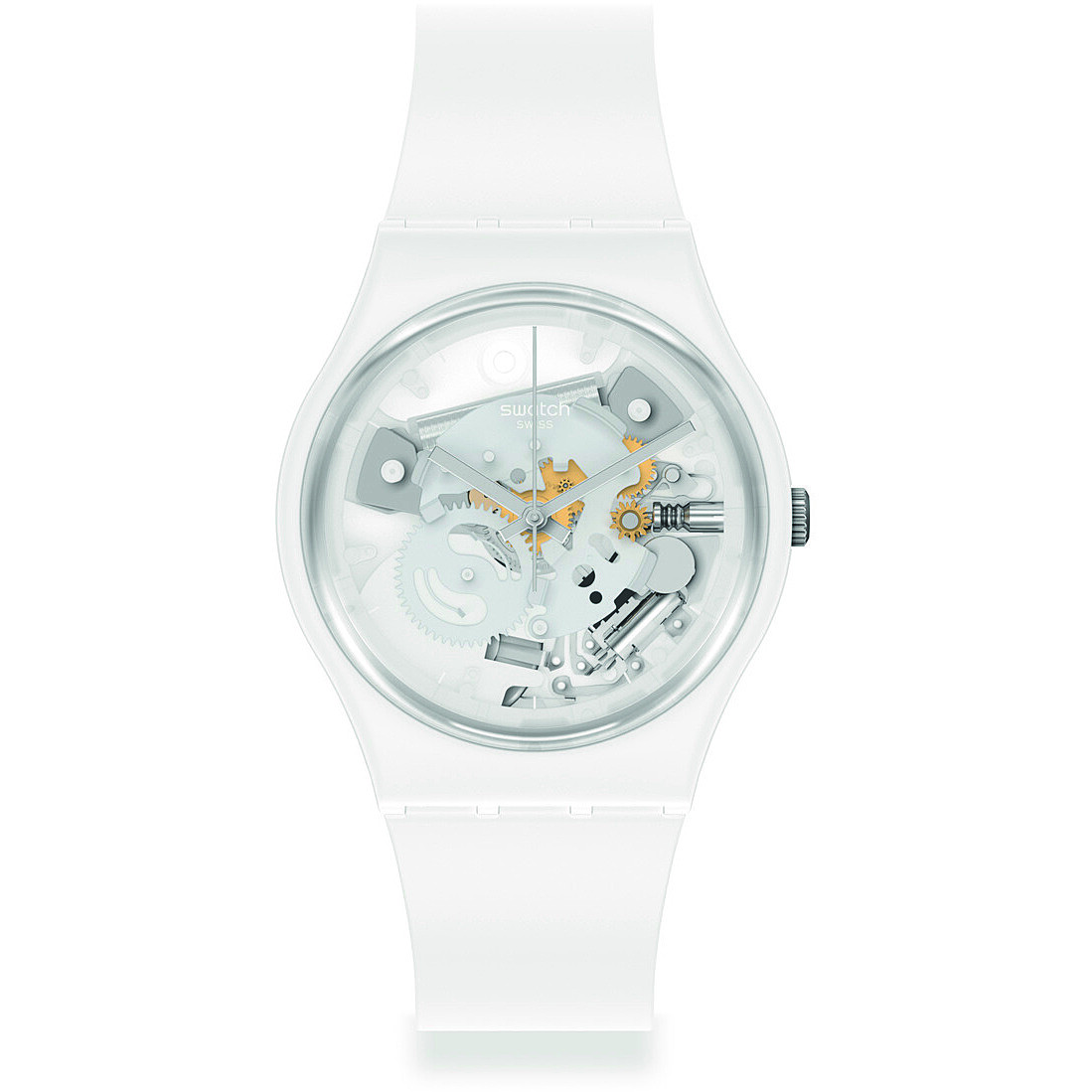 Uhr Swatch Bioceramic Weiß New Gent & Gent Bioceramic SO31W102